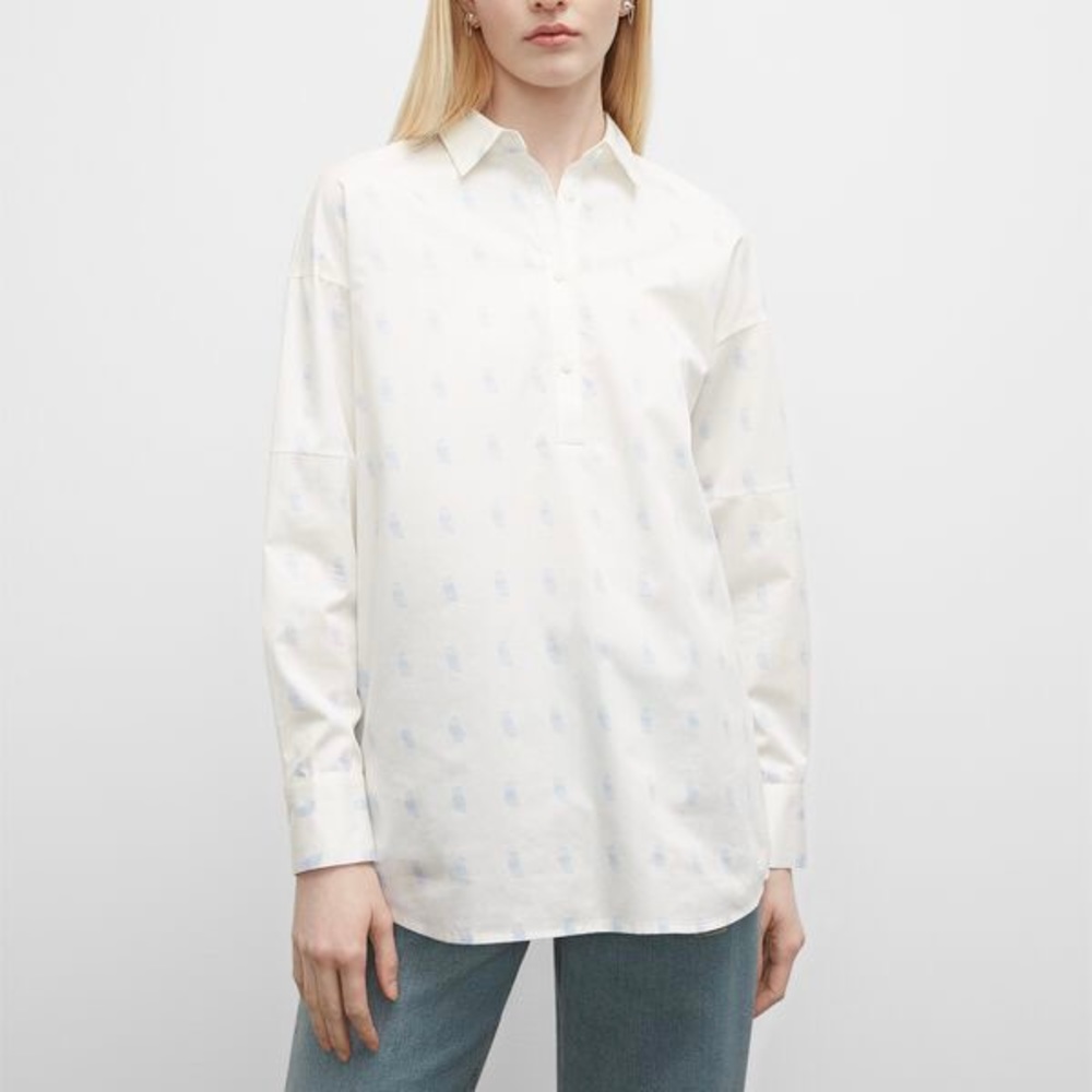 CLUB MONACO 100% Cotton Collared Shirt